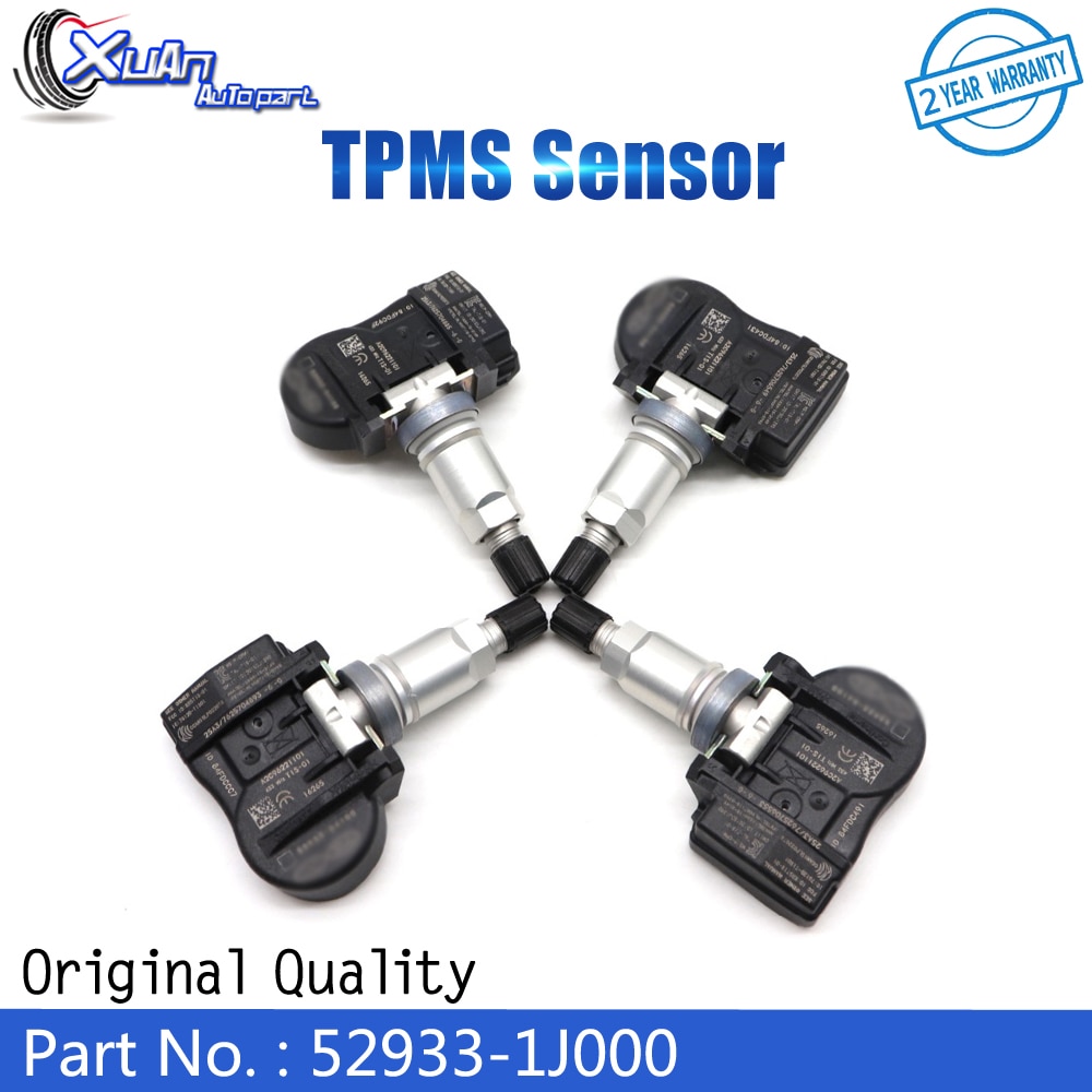 XUAN-TPMS Ÿ̾ з  ͸ ý 52933-1J000,  I20 ֶ󸮽 ҳŸ VI 433MHz 2008-2017  